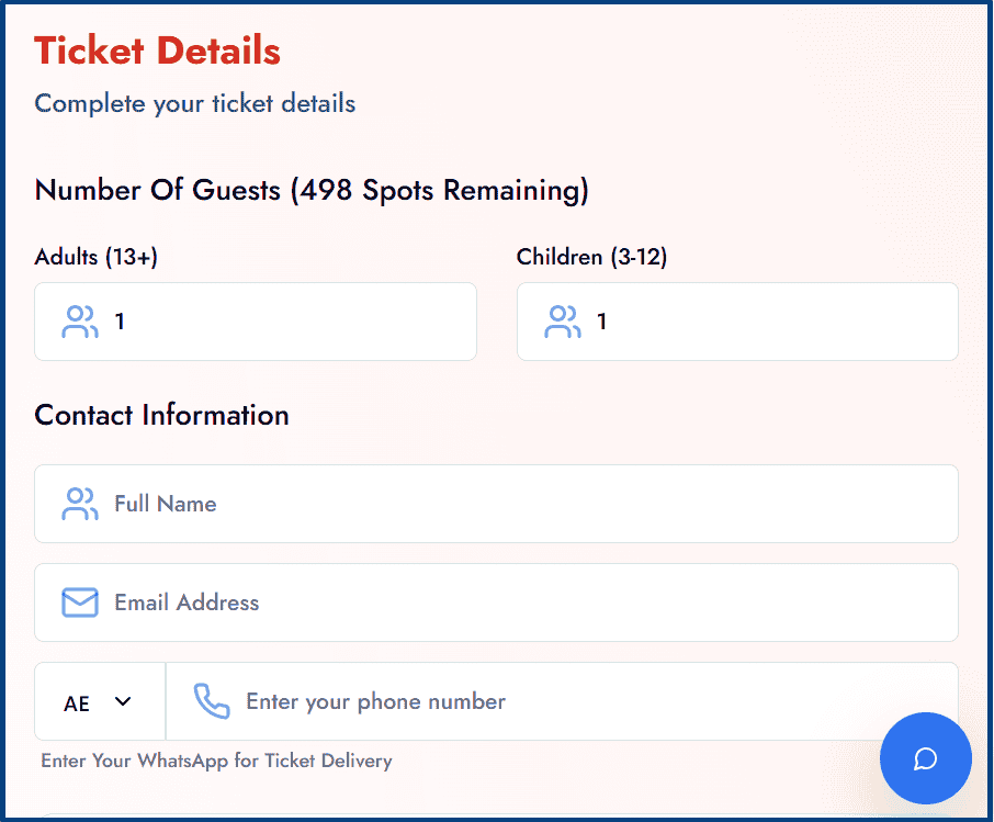 Dubai Miracle Garden Ticket Prices