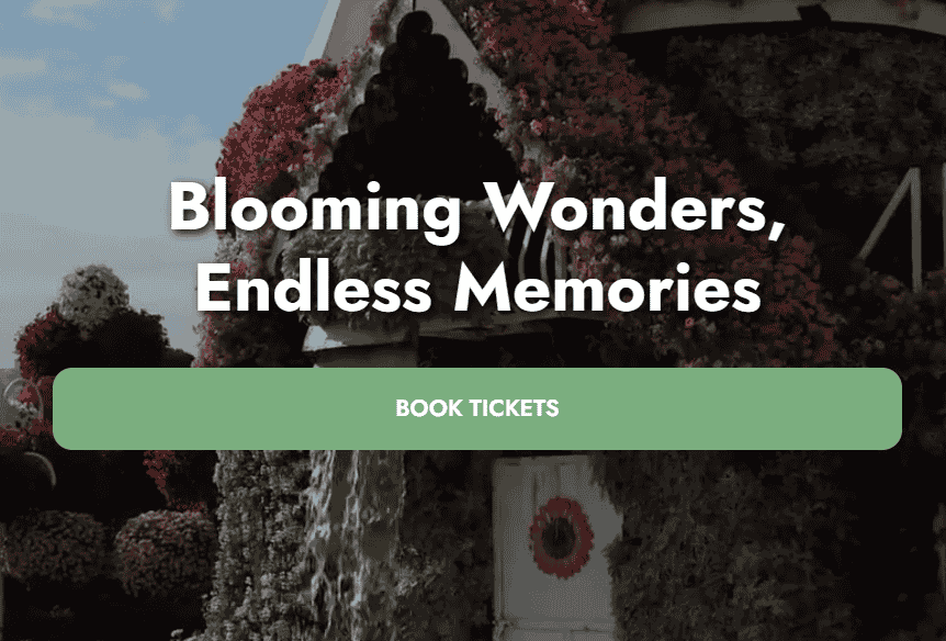 Miracle Garden Dubai Ticket Booking