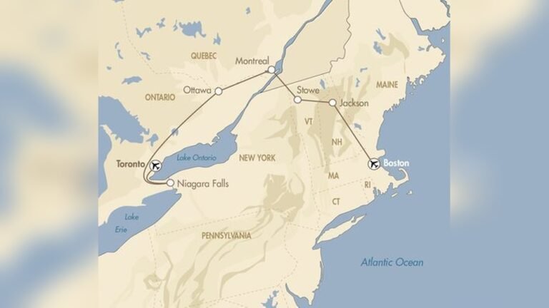 Drive from Boston to Toronto Canada