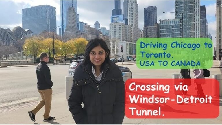 Driving from Chicago to Toronto Canada