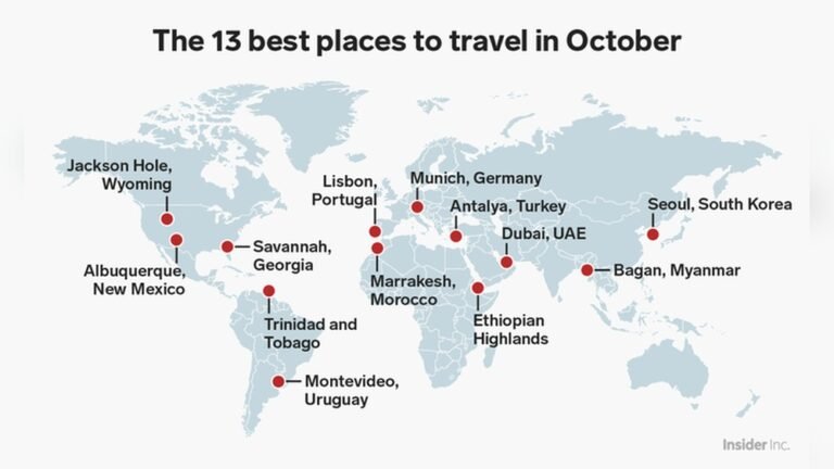 Good Places to Visit in October