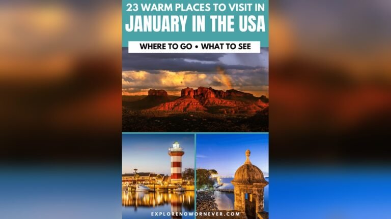 Places to Visit in January Usa