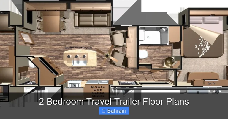 2 Bedroom Travel Trailer Floor Plans