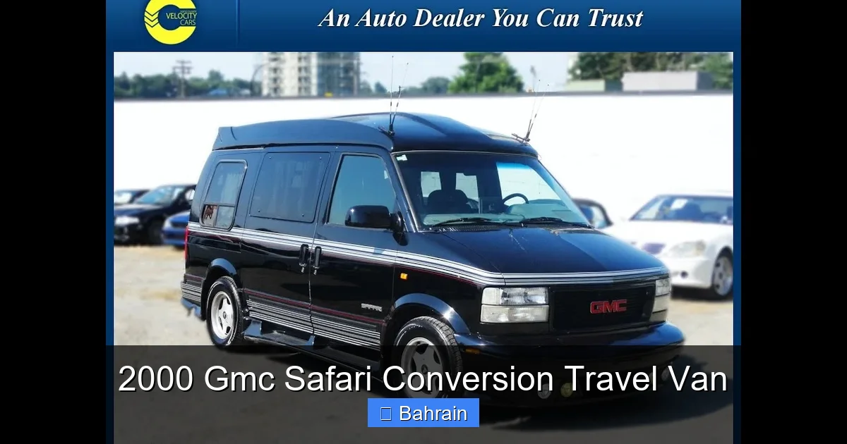 2000 Gmc Safari Conversion Travel Van