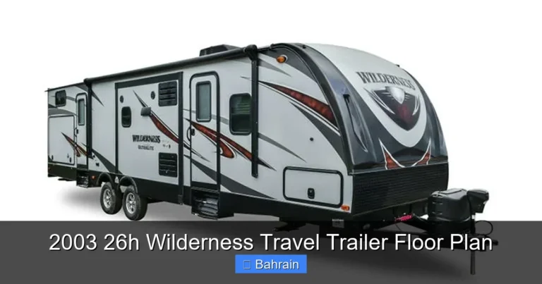 2003 26h Wilderness Travel Trailer Floor Plan