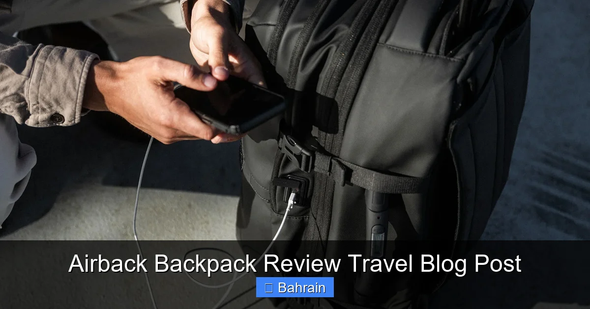 Airback Backpack Review Travel Blog Post