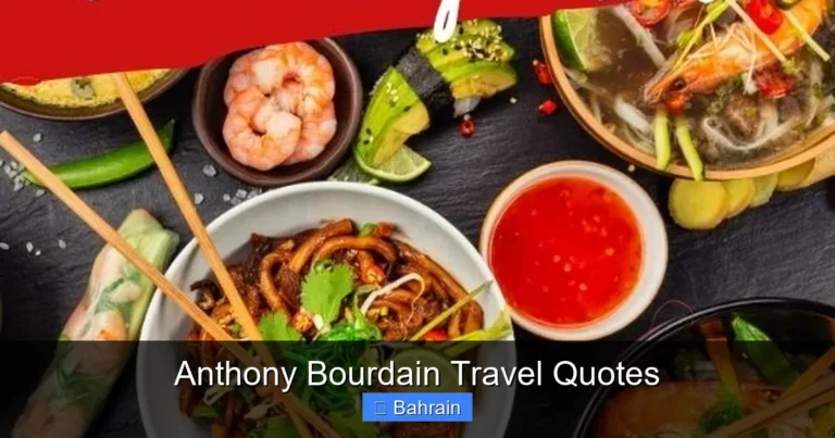 Anthony Bourdain Travel Quotes
