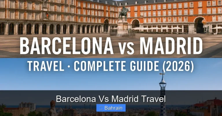 Barcelona Vs Madrid Travel