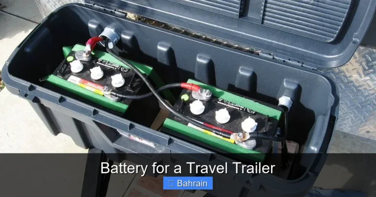Battery for a Travel Trailer