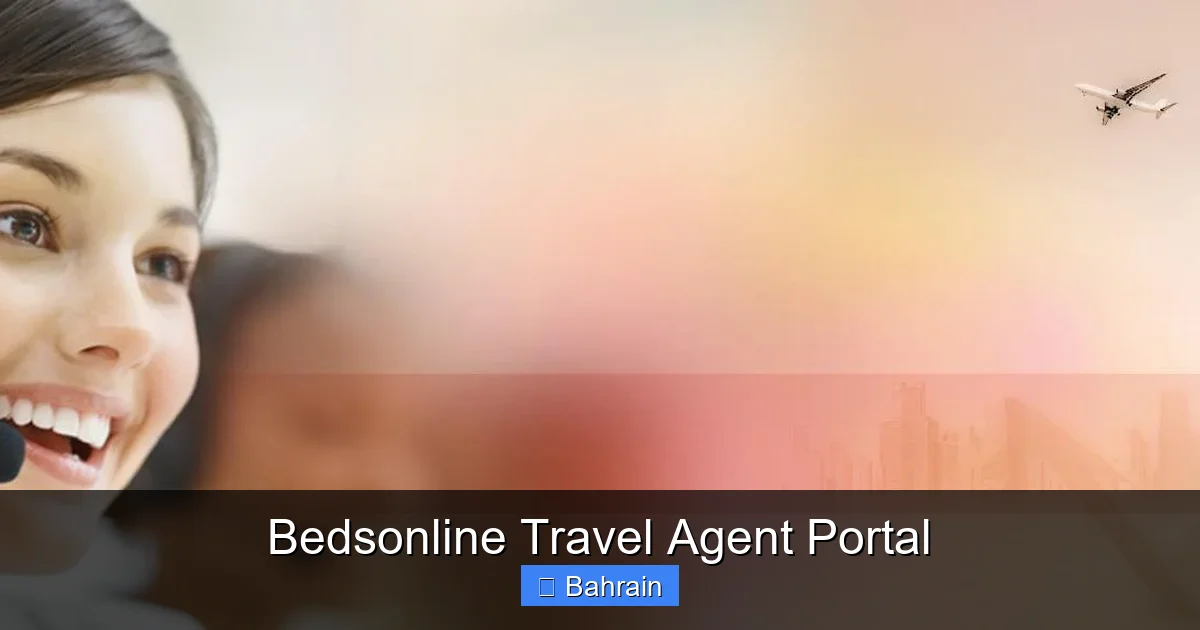 Bedsonline Travel Agent Portal