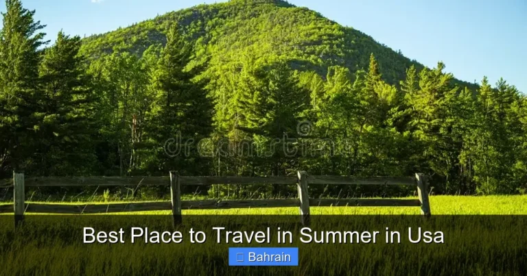 Best Place to Travel in Summer in Usa