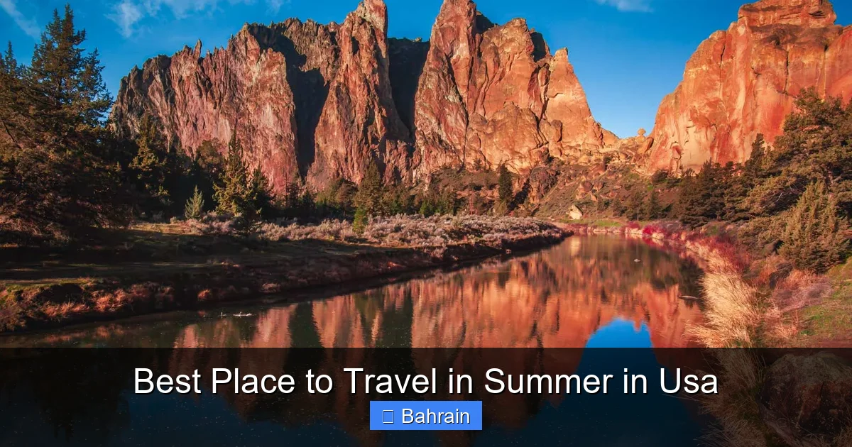 Best Place to Travel in Summer in Usa