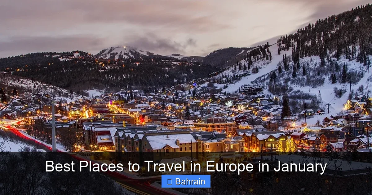 Best Places to Travel in Europe in January