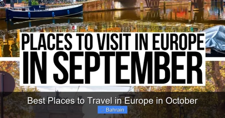 Best Places to Travel in Europe in October