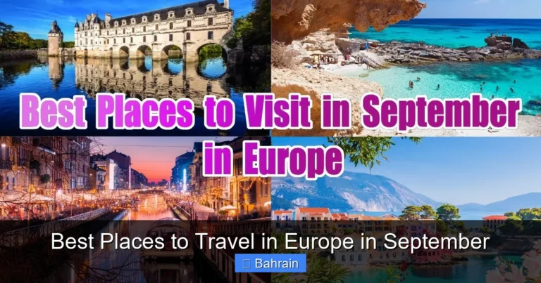 Best Places to Travel in Europe in September