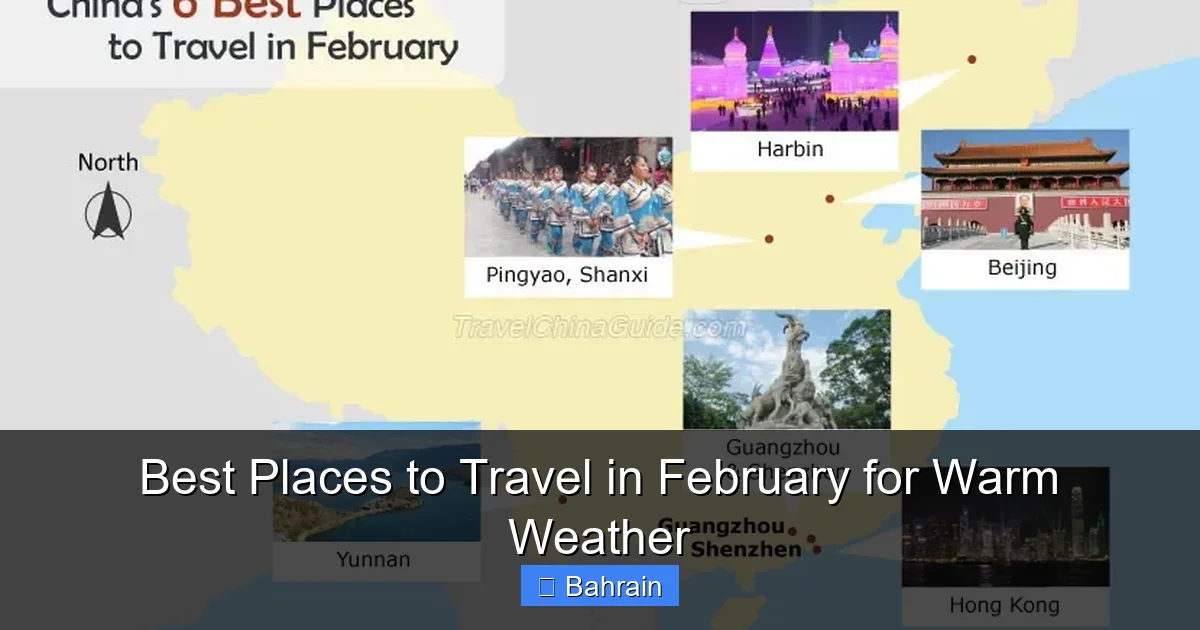 Best Places to Travel in February for Warm Weather