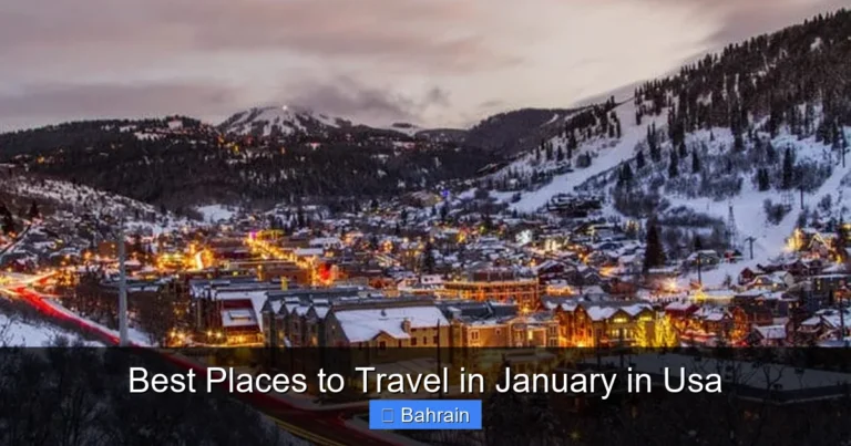 Best Places to Travel in January in Usa