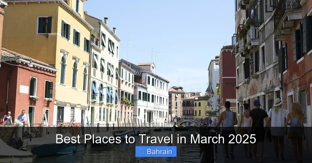 Best Places to Travel in March 2025