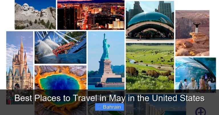 Best Places to Travel in May in the United States