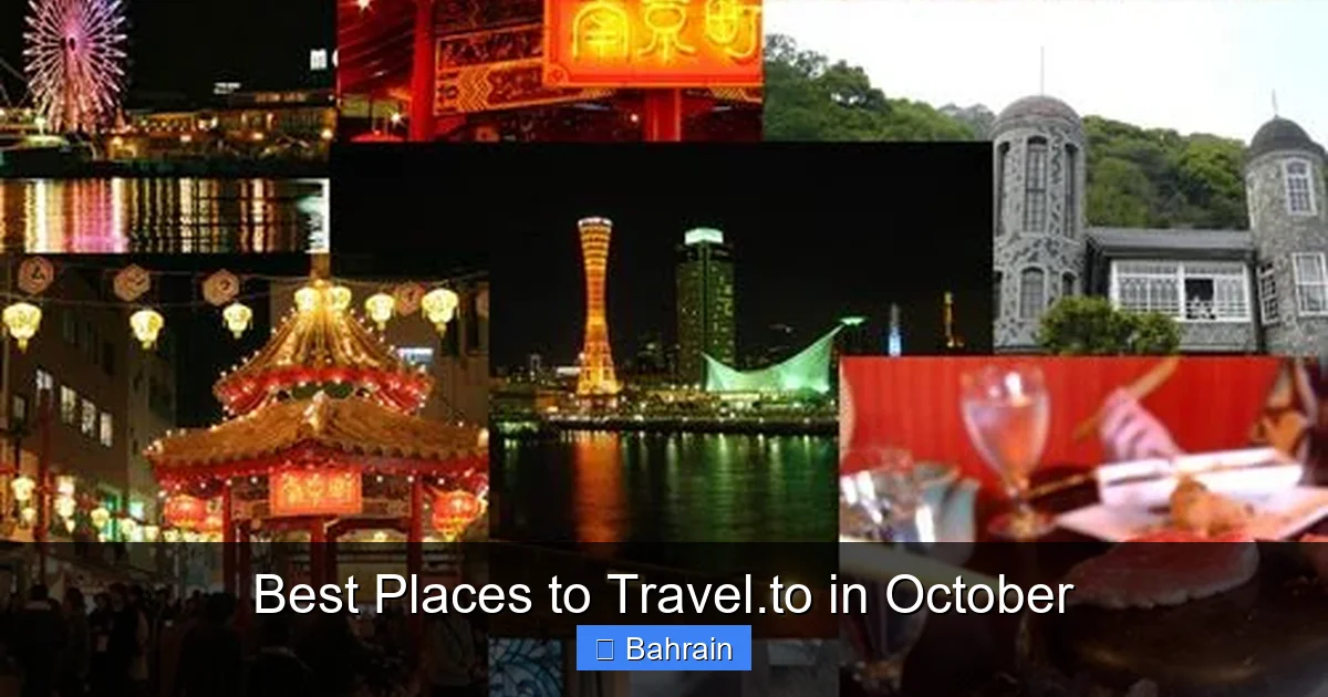 Best Places to Travel.to in October