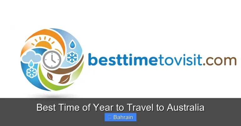 Best Time of Year to Travel to Australia