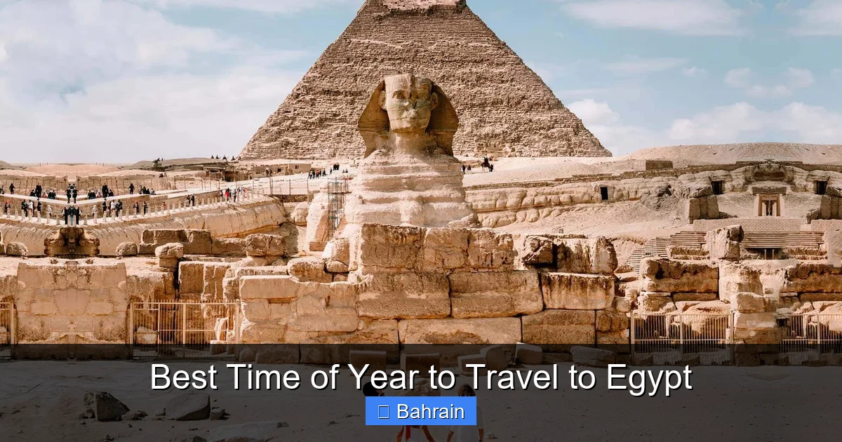Best Time of Year to Travel to Egypt
