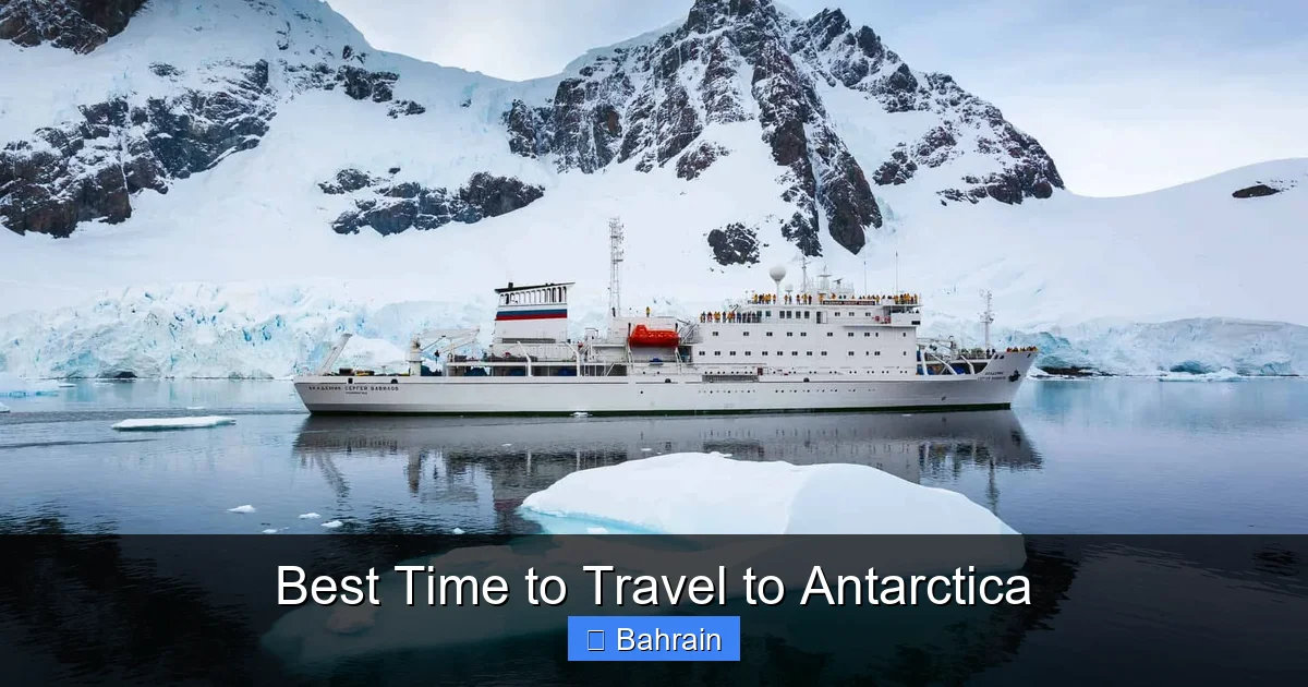 Best Time to Travel to Antarctica
