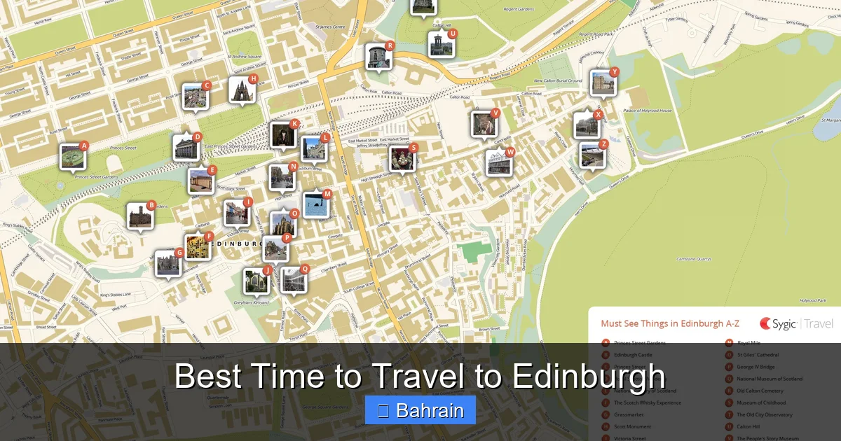 Best Time to Travel to Edinburgh