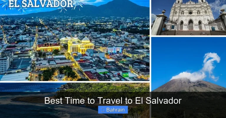 Best Time to Travel to El Salvador