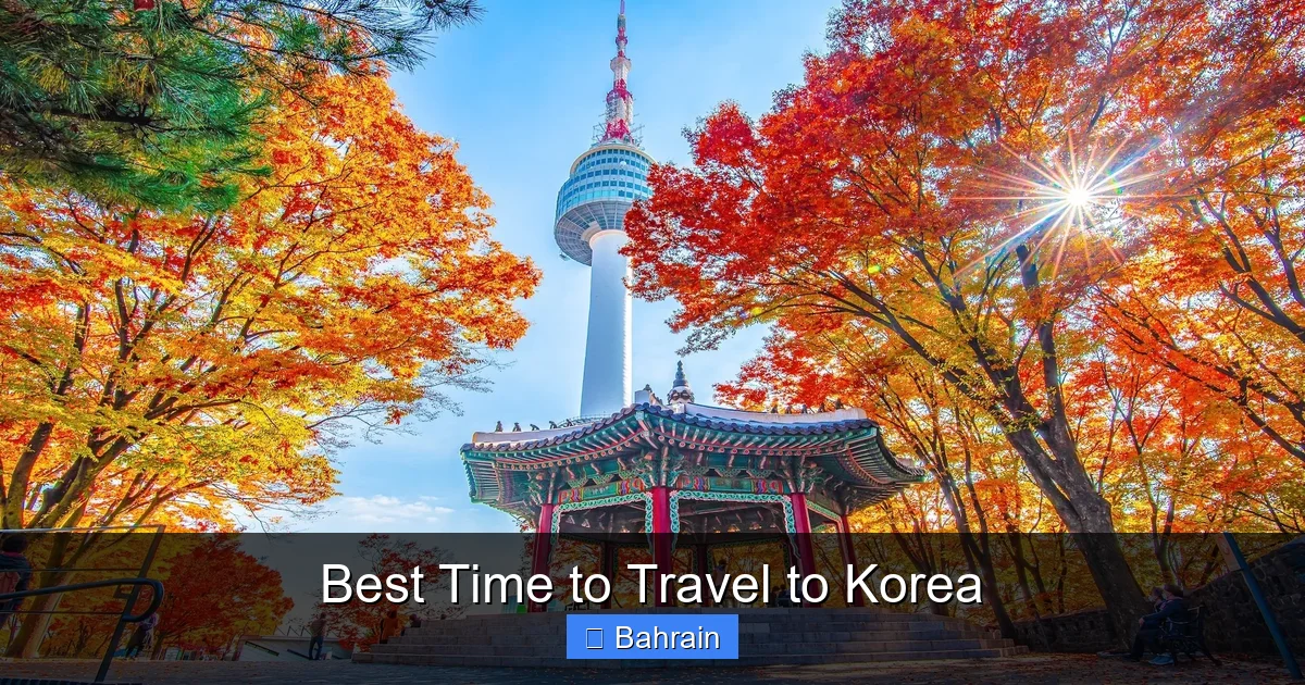 Best Time to Travel to Korea