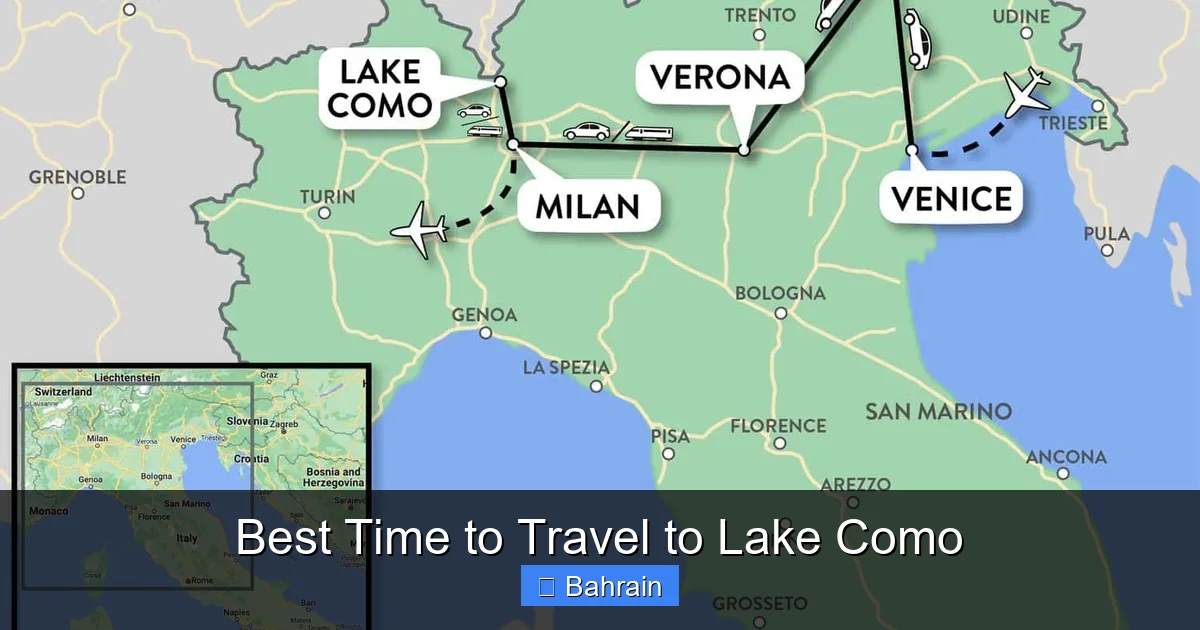 Best Time to Travel to Lake Como