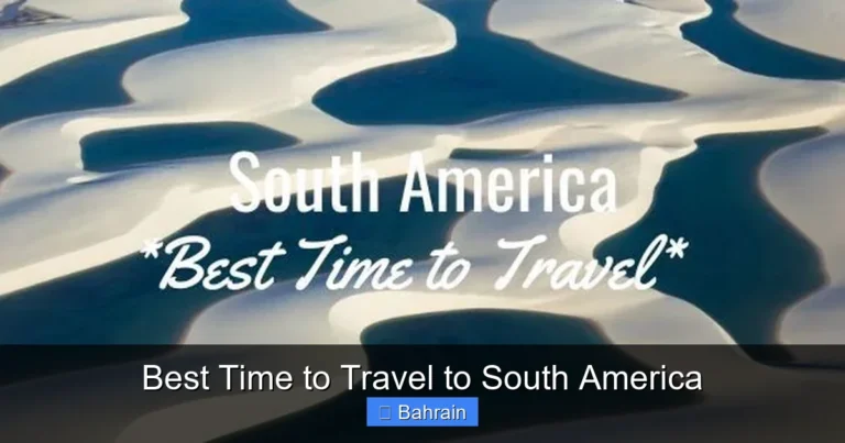Best Time to Travel to South America