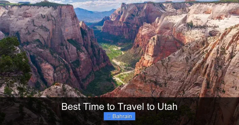 Best Time to Travel to Utah