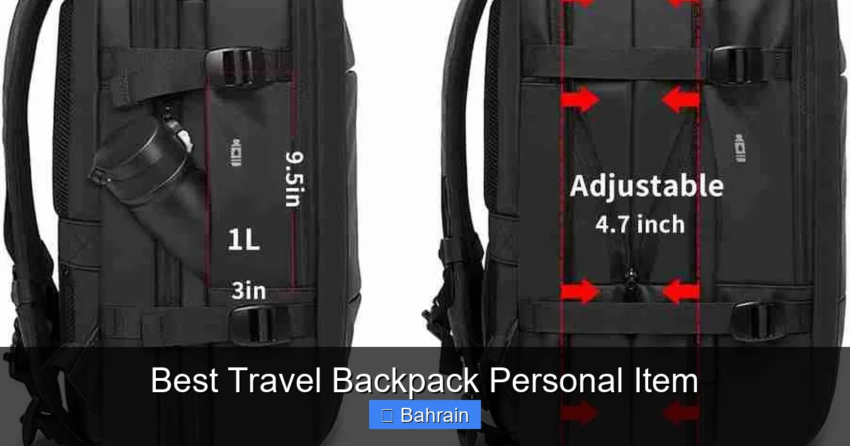 Best Travel Backpack Personal Item