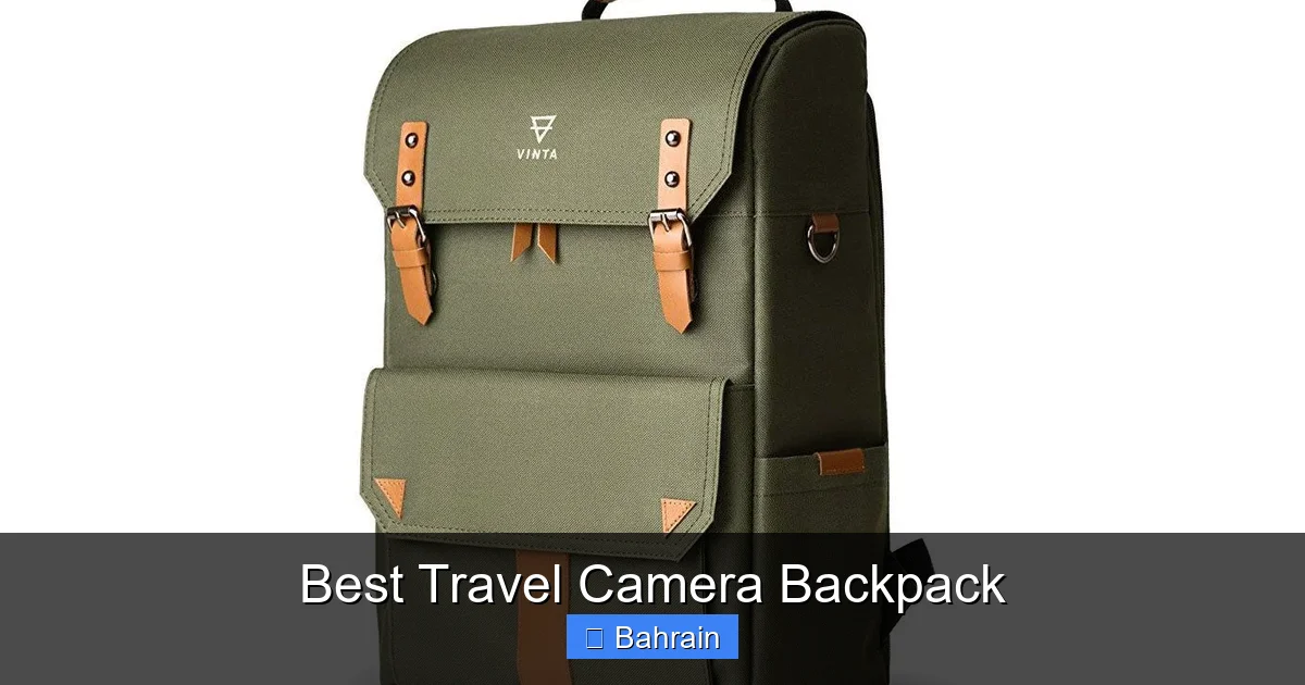 Best Travel Camera Backpack