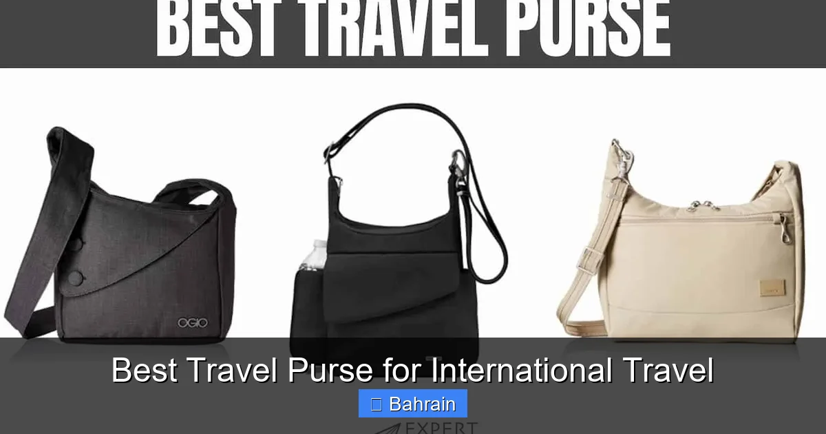 Best Travel Purse for International Travel