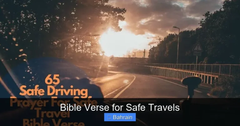 Bible Verse for Safe Travels
