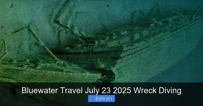 Bluewater Travel July 23 2025 Wreck Diving