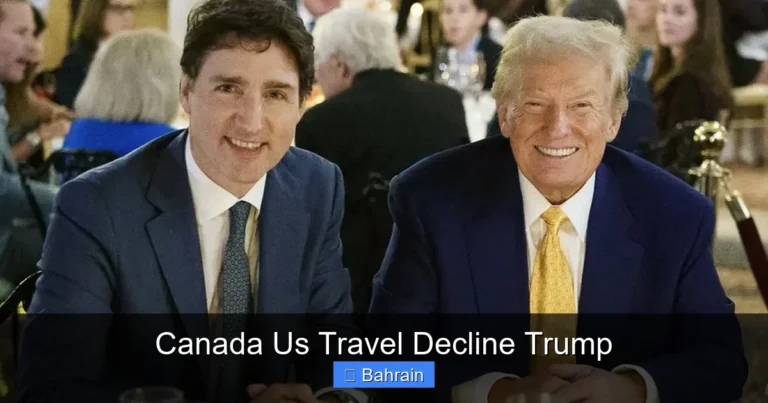 Canada Us Travel Decline Trump