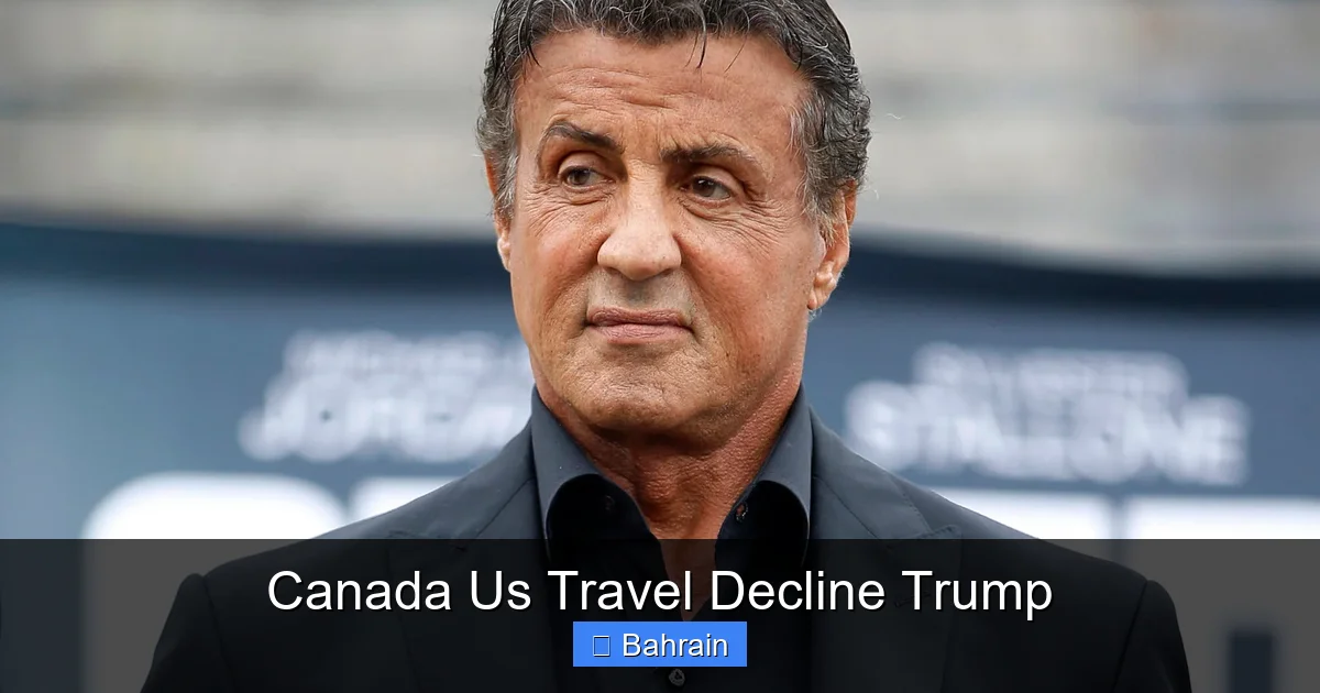 Canada Us Travel Decline Trump