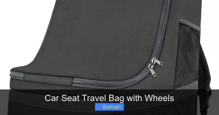 Car Seat Travel Bag with Wheels