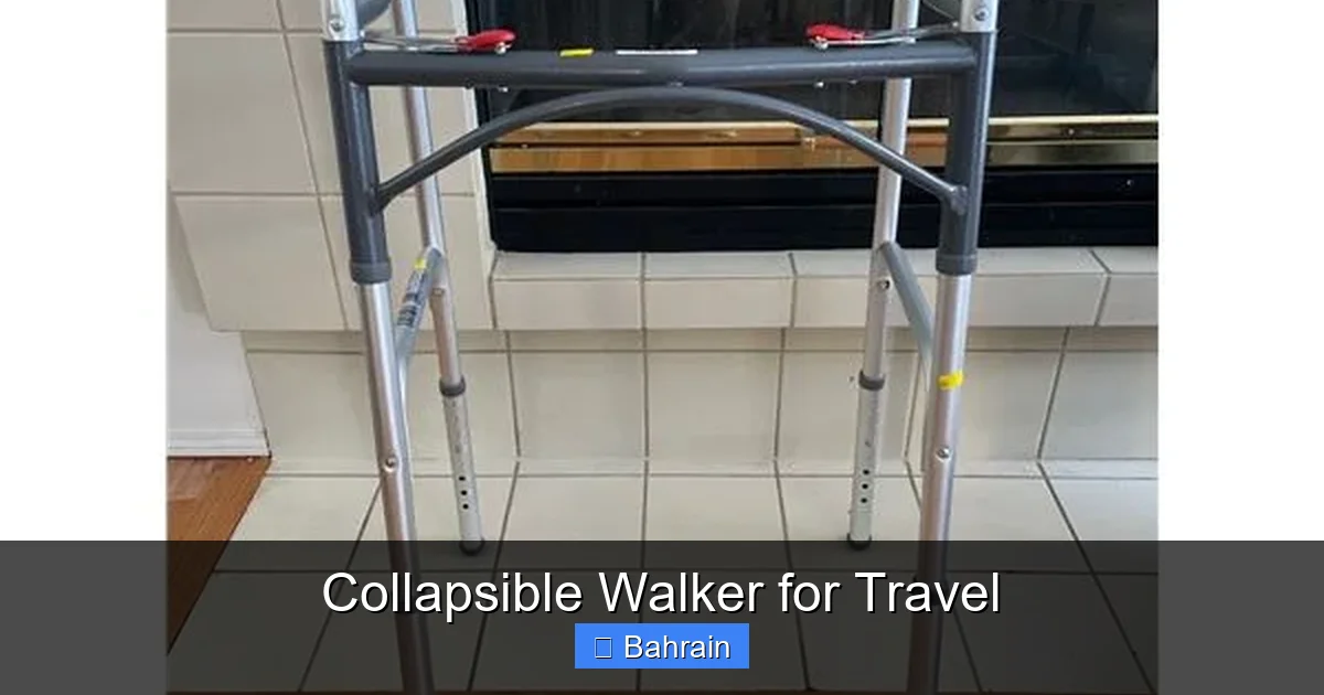 Collapsible Walker for Travel