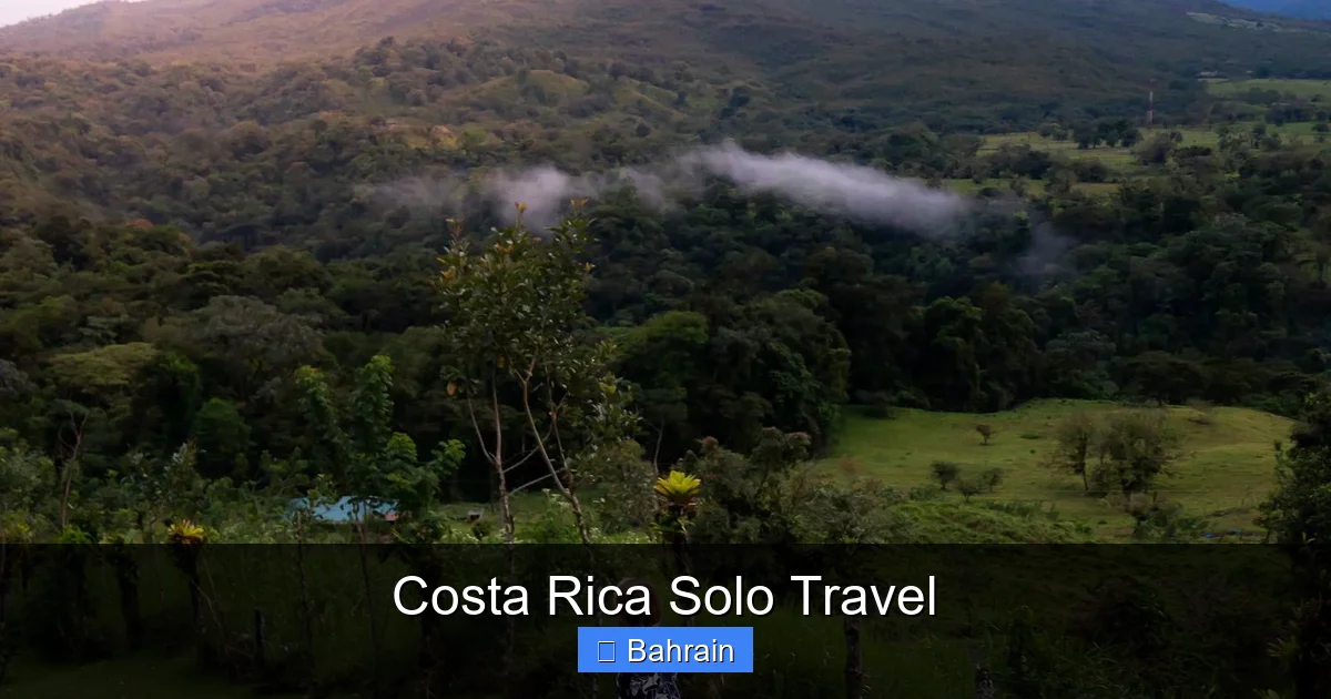 Costa Rica Solo Travel
