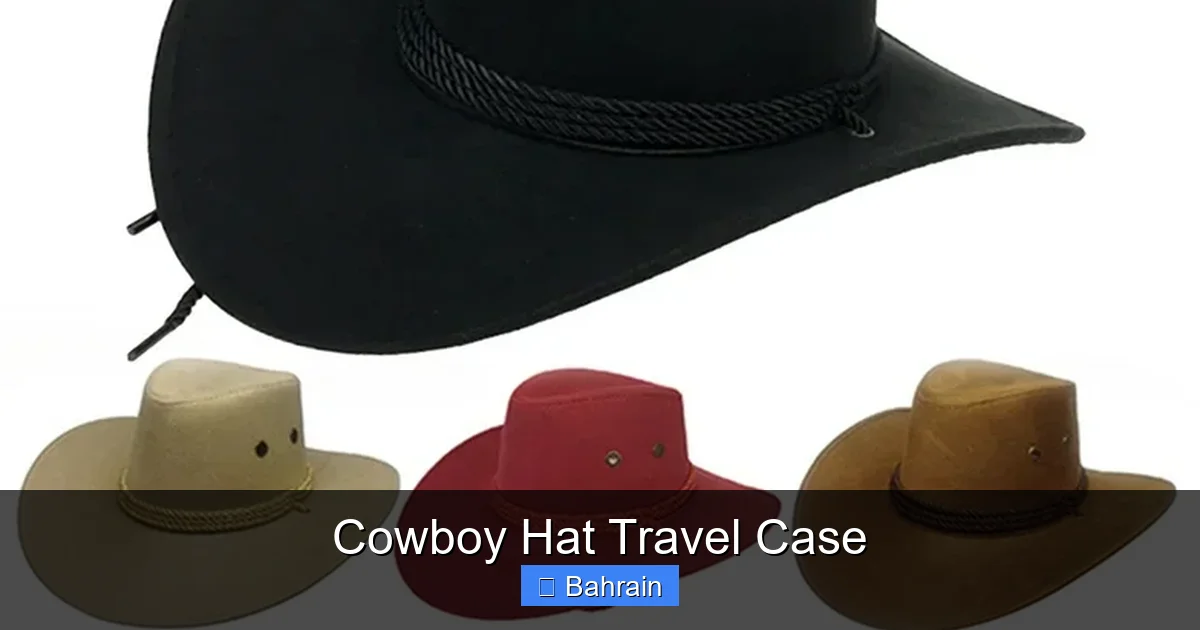 Cowboy Hat Travel Case