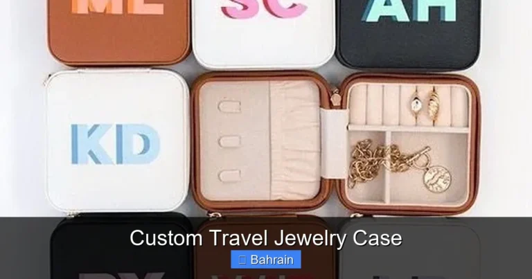 Custom Travel Jewelry Case