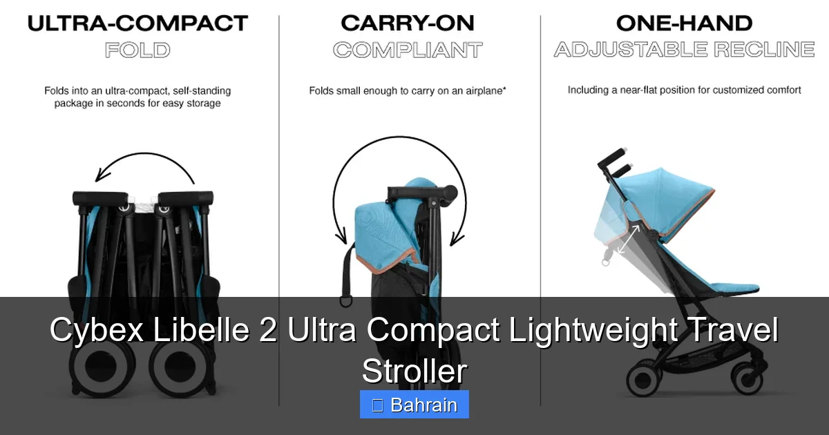 Cybex Libelle 2 Ultra Compact Lightweight Travel Stroller