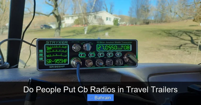 Do People Put Cb Radios in Travel Trailers