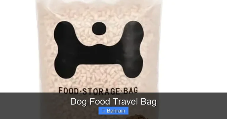 Dog Food Travel Bag