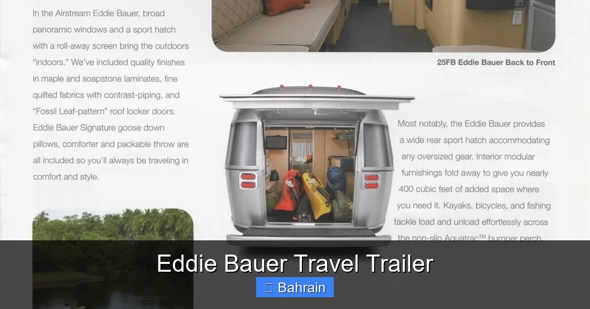 Eddie Bauer Travel Trailer