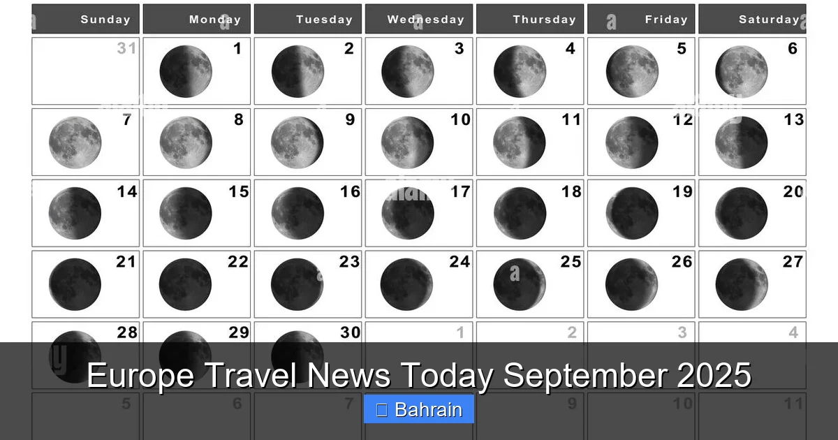 Europe Travel News Today September 2025